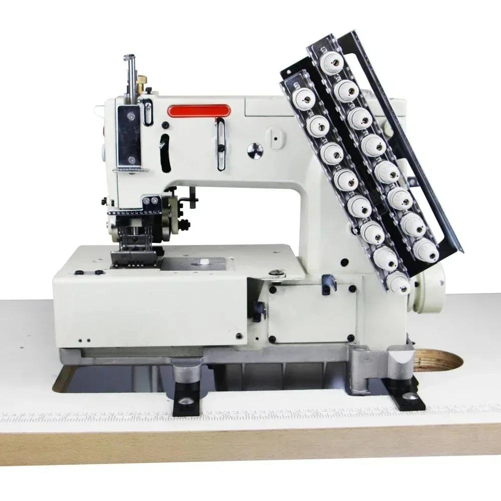 Многоигольная швейная машина с плоской цепочкой и поясом, промышленная
Многоигольная швейная машина с плоской цепочкой и поясом, промышленная