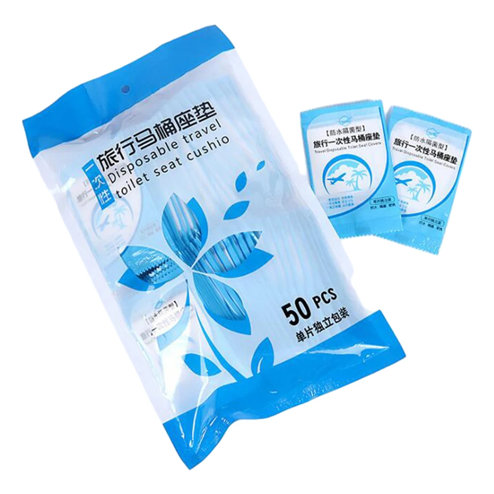 50Pcs Toilet Seat Cover Portable Disposable Toilet Cushion Antibacterial Waterproof Universal for Shopping Malls/Hospital/Office
50Pcs Toilet Seat Cover Portable Disposable Toilet Cushion Antibacterial Waterproof Universal for Shopping Malls/Hospital/Office
