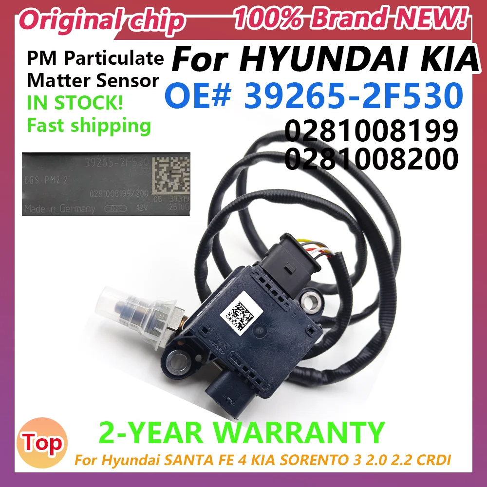 High quality New 39265-2F530 392652F530 0281008199 0281008200 Particulate Matter Sensor PM Sensor for Hyundai
High quality New 39265-2F530 392652F530 0281008199 0281008200 Particulate Matter Sensor PM Sensor for Hyundai
