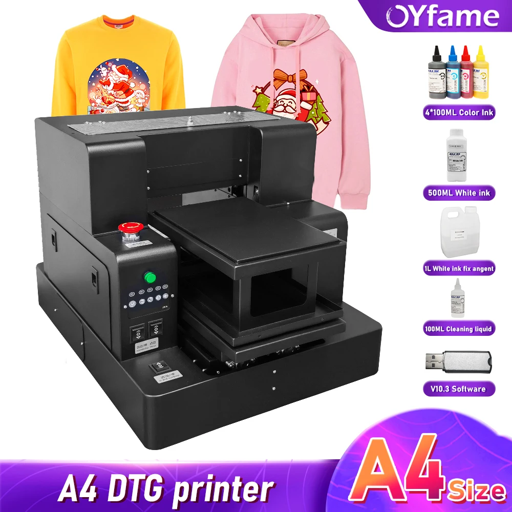 Принтер OYfame A4 DTG, печатная машина для прямой печати на одежде, планшетный принтер A4 для футболок, текстильной одежды, печатная машина dtg
Принтер OYfame A4 DTG, печатная машина для прямой печати на одежде, планшетный принтер A4 для футболок, текстильной одежды, печатная машина dtg