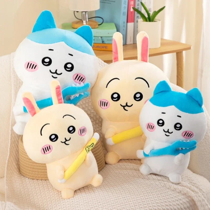 Новая серия Sanrio, плюшевая игрушка 50 см, Kawaii Hachiware Usachi, аниме-подушка, мягкая кукла, подарок на день рождения для девочек, Новый год, Рождественский подарок
Новая серия Sanrio, плюшевая игрушка 50 см, Kawaii Hachiware Usachi, аниме-подушка, мягкая кукла, подарок на день рождения для девочек, Новый год, Рождественский подарок
