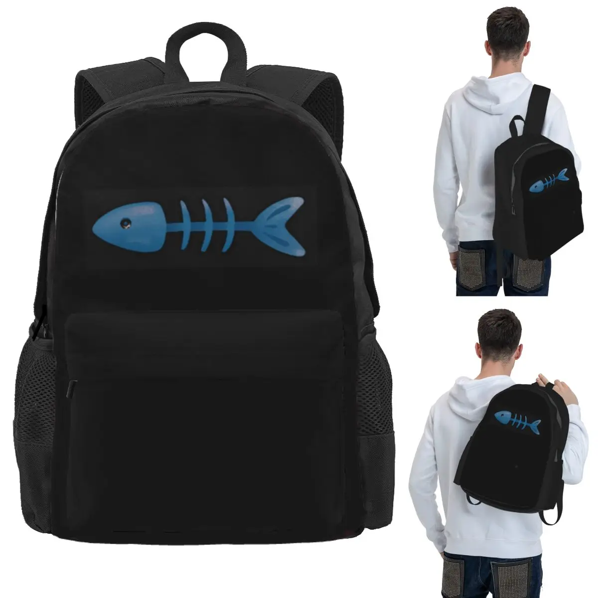 Poor Fish Student Backpack School Bag Hiking Travel Daypack for Men Women Bookbag Shoulder Bags
Poor Fish Student Backpack School Bag Hiking Travel Daypack for Men Women Bookbag Shoulder Bags