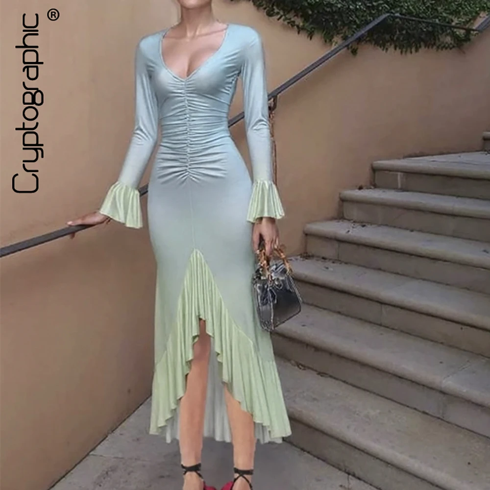 Cryptographic Deep V Party Club Cocktail Dresses for Women Elegant Outfits Long Sleeve Bodycon Gown Blue Dresses Clothes
Cryptographic Deep V Party Club Cocktail Dresses for Women Elegant Outfits Long Sleeve Bodycon Gown Blue Dresses Clothes