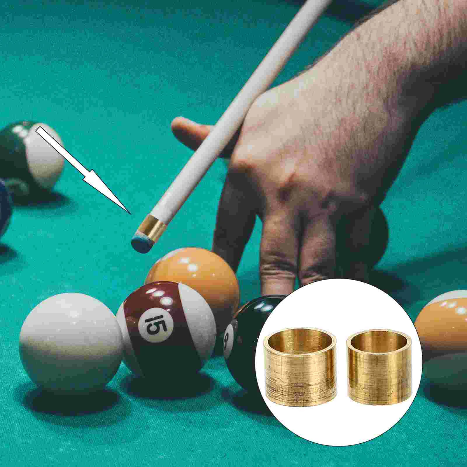 20 Pcs Pool Cue Copper Nipple Billiard Ferrules Billiards Parts Sturdy Replacement Maintenance
20 Pcs Pool Cue Copper Nipple Billiard Ferrules Billiards Parts Sturdy Replacement Maintenance