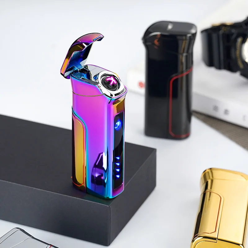 Цинковый сплав, зарядка через USB, двойная дуговая зажигалка со сменной батареей, уличная ветрозащитная зажигалка для сигар, роскошный мужской подарок
Цинковый сплав, зарядка через USB, двойная дуговая зажигалка со сменной батареей, уличная ветрозащитная зажигалка для сигар, роскошный мужской подарок