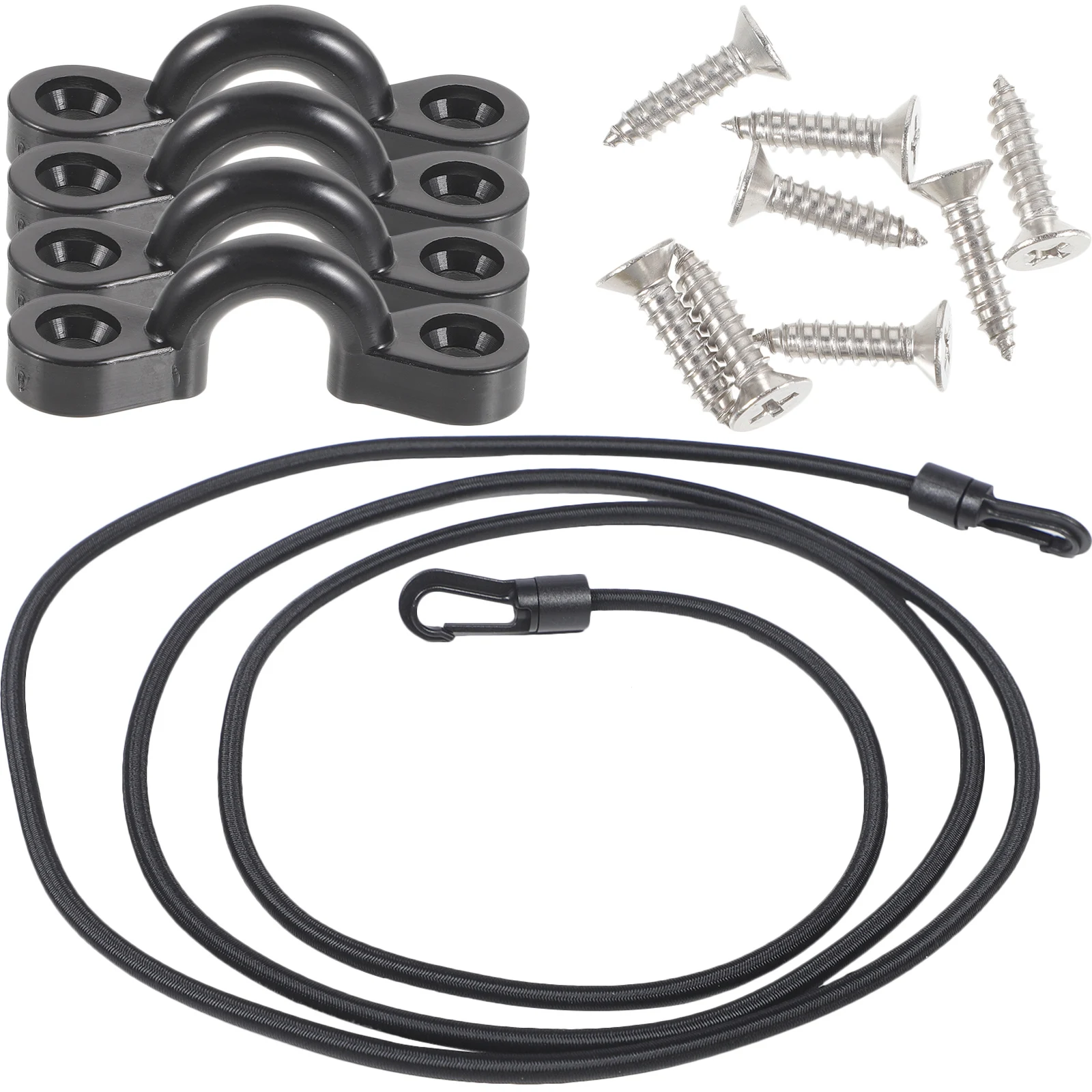 2M Black Elastic Rope Set Double Hooks for Kayak Accessories Lightweight Durable Plastic Boating Marine Bungee Cord Outdoor
2M Black Elastic Rope Set Double Hooks for Kayak Accessories Lightweight Durable Plastic Boating Marine Bungee Cord Outdoor