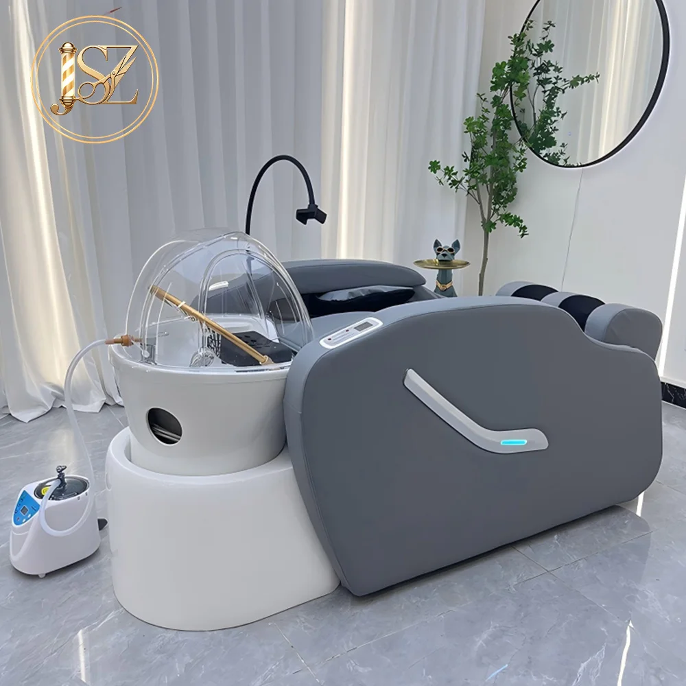 Modern Spa Head Therapy Shampoo Massage Bed Professional Steamer Hair Washing Salon Furniture
Modern Spa Head Therapy Shampoo Massage Bed Professional Steamer Hair Washing Salon Furniture