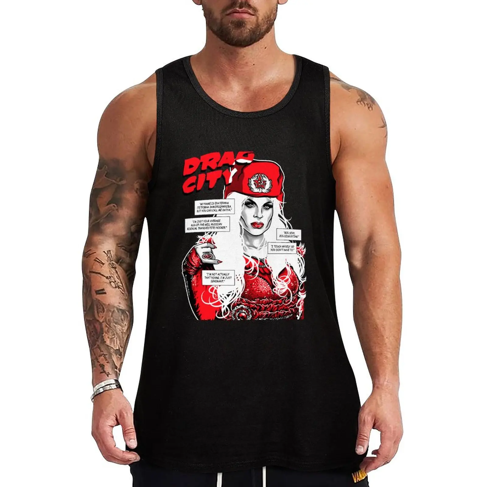 Drag City - Katya Tank Top Athletic Workout Tank Top Moisture Wicking Lightweight
Drag City - Katya Tank Top Athletic Workout Tank Top Moisture Wicking Lightweight