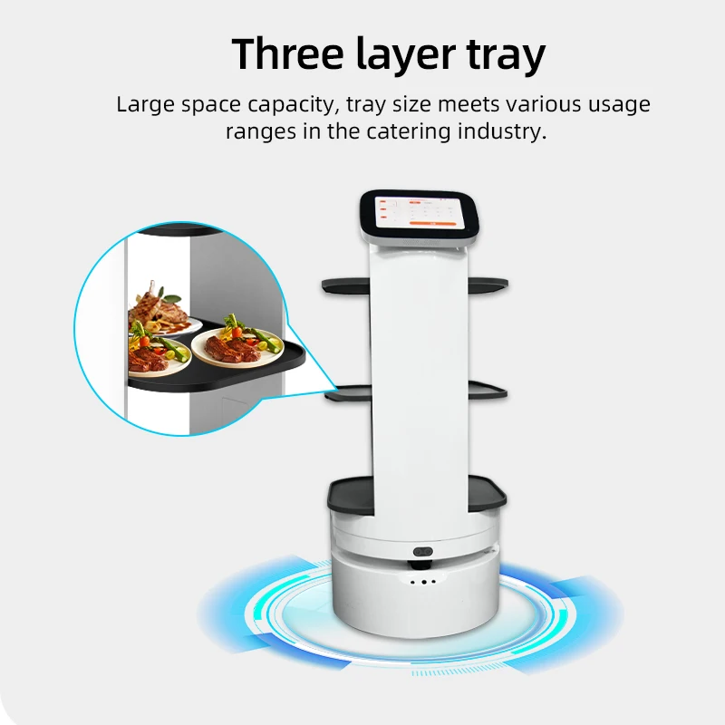 Autonomous Food Delivery Robot Service - Restaurant Meal Service Solution for Indoor & Hotel Applications
Autonomous Food Delivery Robot Service - Restaurant Meal Service Solution for Indoor & Hotel Applications