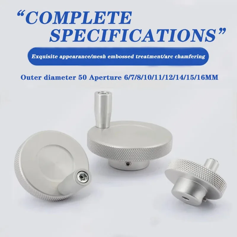 50x6/7/8/10/11/12/14/15/16 мм маховик из алюминиевого сплава ручка станка клапан скользящий винт токарный станок механические аксессуары
50x6/7/8/10/11/12/14/15/16 мм маховик из алюминиевого сплава ручка станка клапан скользящий винт токарный станок механические аксессуары