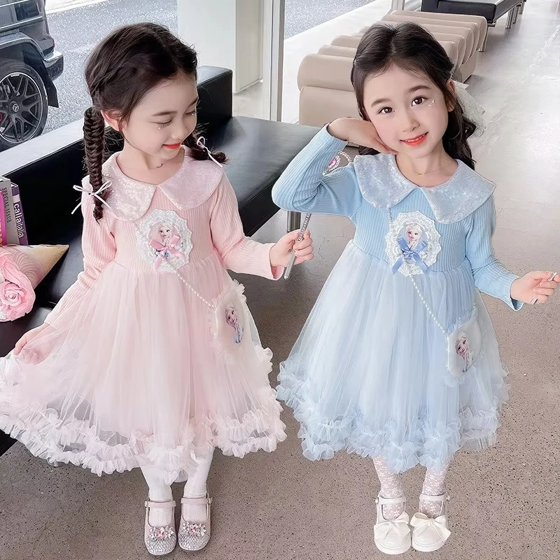New Disney Elsa Princess Dress Baby Girls Dress Kids Dress Party Long-sleeved For Children Frozen Formal Evening Dress 3-8Y
New Disney Elsa Princess Dress Baby Girls Dress Kids Dress Party Long-sleeved For Children Frozen Formal Evening Dress 3-8Y