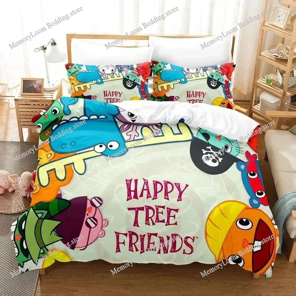 Cartoon Happy Tree Friends Bedding Set Duvet Cover Bed Set Quilt Cover Pillowcase Comforter king Queen Size Boys Adult Bedding
Cartoon Happy Tree Friends Bedding Set Duvet Cover Bed Set Quilt Cover Pillowcase Comforter king Queen Size Boys Adult Bedding