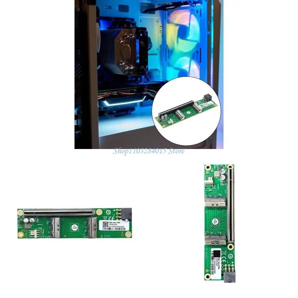 R6ff Metal Mcios в PCIe 5.0 Interfaces Adapter Card для повышения совместимости 
R6ff Metal Mcios в PCIe 5.0 Interfaces Adapter Card для повышения совместимости
