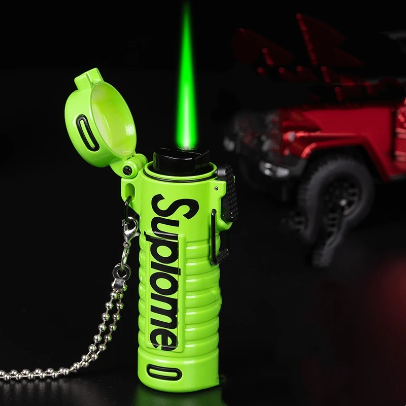 New Cigar Igniter Waterproof & Windproof Portable Lighter with Chain for Camping Novelty Cigarette Lighters & Smoking Accessorie
New Cigar Igniter Waterproof & Windproof Portable Lighter with Chain for Camping Novelty Cigarette Lighters & Smoking Accessorie