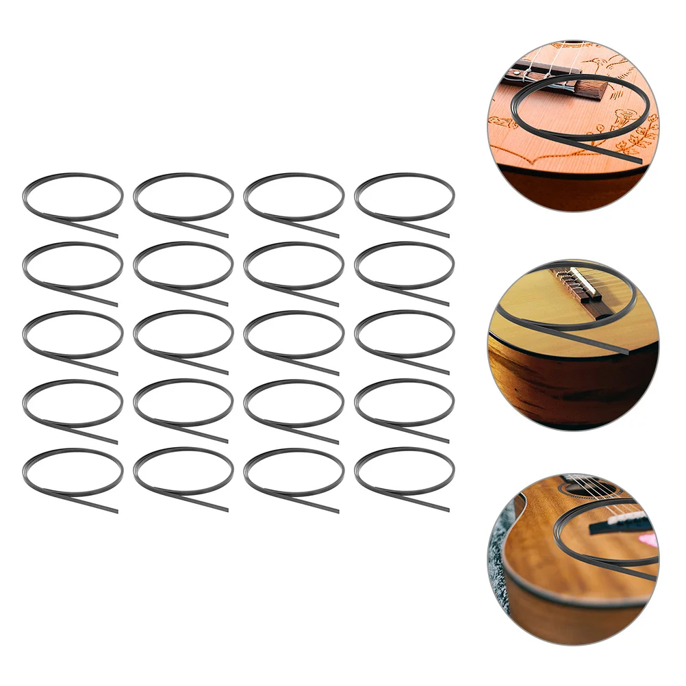 20 Pcs Guitar Binding Strips Body Decor Purfling Plastic Strap Inlay Edge Trim Black and Travel
20 Pcs Guitar Binding Strips Body Decor Purfling Plastic Strap Inlay Edge Trim Black and Travel