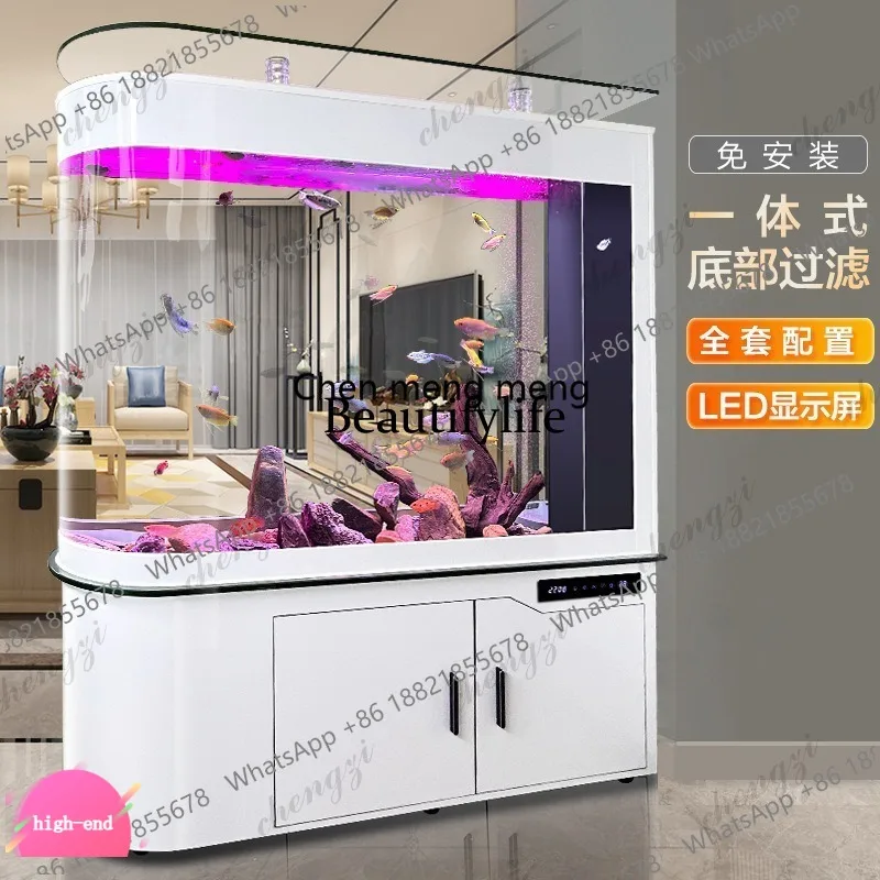 R134 Dry and wet separation bottom filter fish tank living room screen fish tank household water free
R134 Dry and wet separation bottom filter fish tank living room screen fish tank household water free