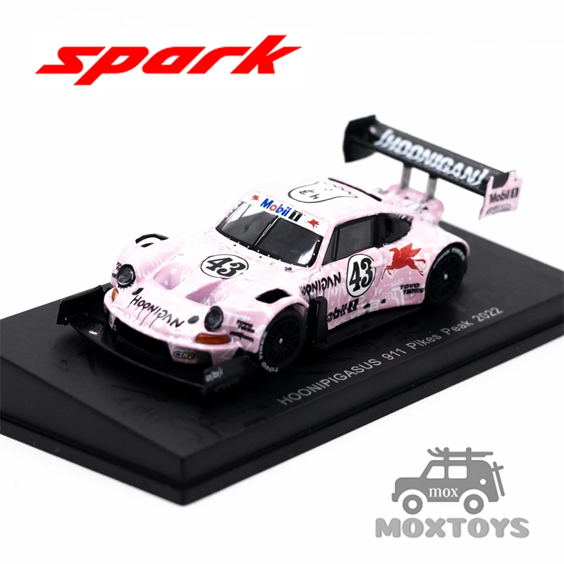 SPARK 1:64 HOONIPIGASUS No.43 Pikes Peak 2022 розовая литая под давлением модель автомобиля
SPARK 1:64 HOONIPIGASUS No.43 Pikes Peak 2022 розовая литая под давлением модель автомобиля