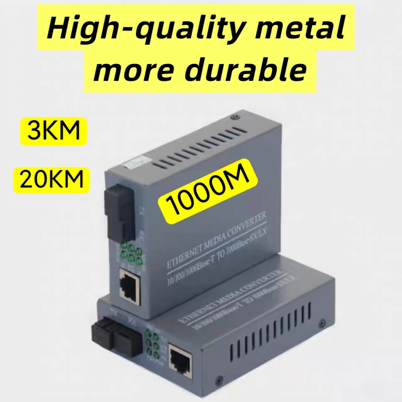 Высококачественный оптоволоконный трансивер, фотоэлектрический преобразователь, гигабитный одномодовый 3 км, 20 км, Ethernet-медиаконвертер, бесплатная доставка
Высококачественный оптоволоконный трансивер, фотоэлектрический преобразователь, гигабитный одномодовый 3 км, 20 км, Ethernet-медиаконвертер, бесплатная доставка