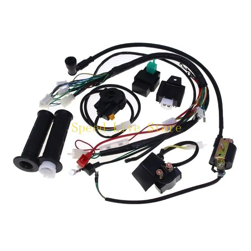 547C Ignition Coil Wire Harness Stator Assembly Wiring for Electric Quad 110CC 125CC
547C Ignition Coil Wire Harness Stator Assembly Wiring for Electric Quad 110CC 125CC