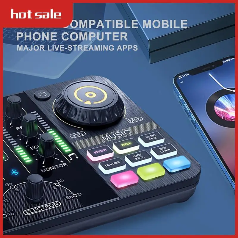 Professional Audio Mixer Podcast Microphone Sound Card Kit For Smartphone Laptop Computer Vlog Recording Live Streaming
Professional Audio Mixer Podcast Microphone Sound Card Kit For Smartphone Laptop Computer Vlog Recording Live Streaming