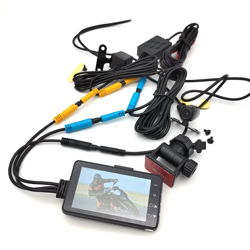 Universal 3" LCD Motorcycle Car Biker Dual Action Camera Video Recorder Waterproof 140 degrees Wide angle
Universal 3" LCD Motorcycle Car Biker Dual Action Camera Video Recorder Waterproof 140 degrees Wide angle