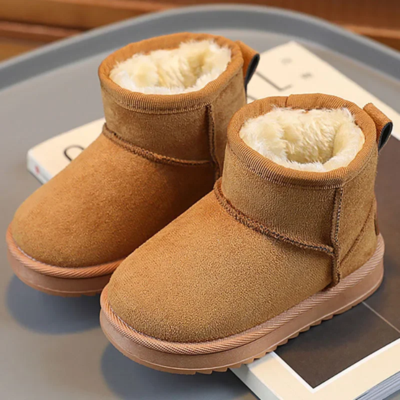 Kid's Winter Plush Girl's Boy's Snow Boots Kids PU Leather Thick Warm Cotton Shoes Little Boy's Girl's Faux Fur Boots Children's
Kid's Winter Plush Girl's Boy's Snow Boots Kids PU Leather Thick Warm Cotton Shoes Little Boy's Girl's Faux Fur Boots Children's