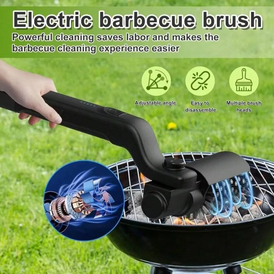 【New style】Rechargeable Electric Grill Brush, BBQ Grill Cleaner For Deep Cleaning, Stainless Steel Grate Cleaner, Cordless Barb
【New style】Rechargeable Electric Grill Brush, BBQ Grill Cleaner For Deep Cleaning, Stainless Steel Grate Cleaner, Cordless Barb