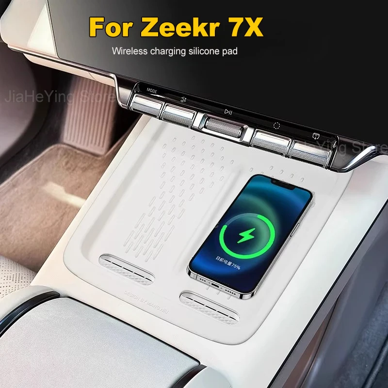 for Zeekr 7X 2024 2026 Car Central Control Wireless Charging Silicone Anti-slip Pad Interior Decoration Accessories
for Zeekr 7X 2024 2026 Car Central Control Wireless Charging Silicone Anti-slip Pad Interior Decoration Accessories