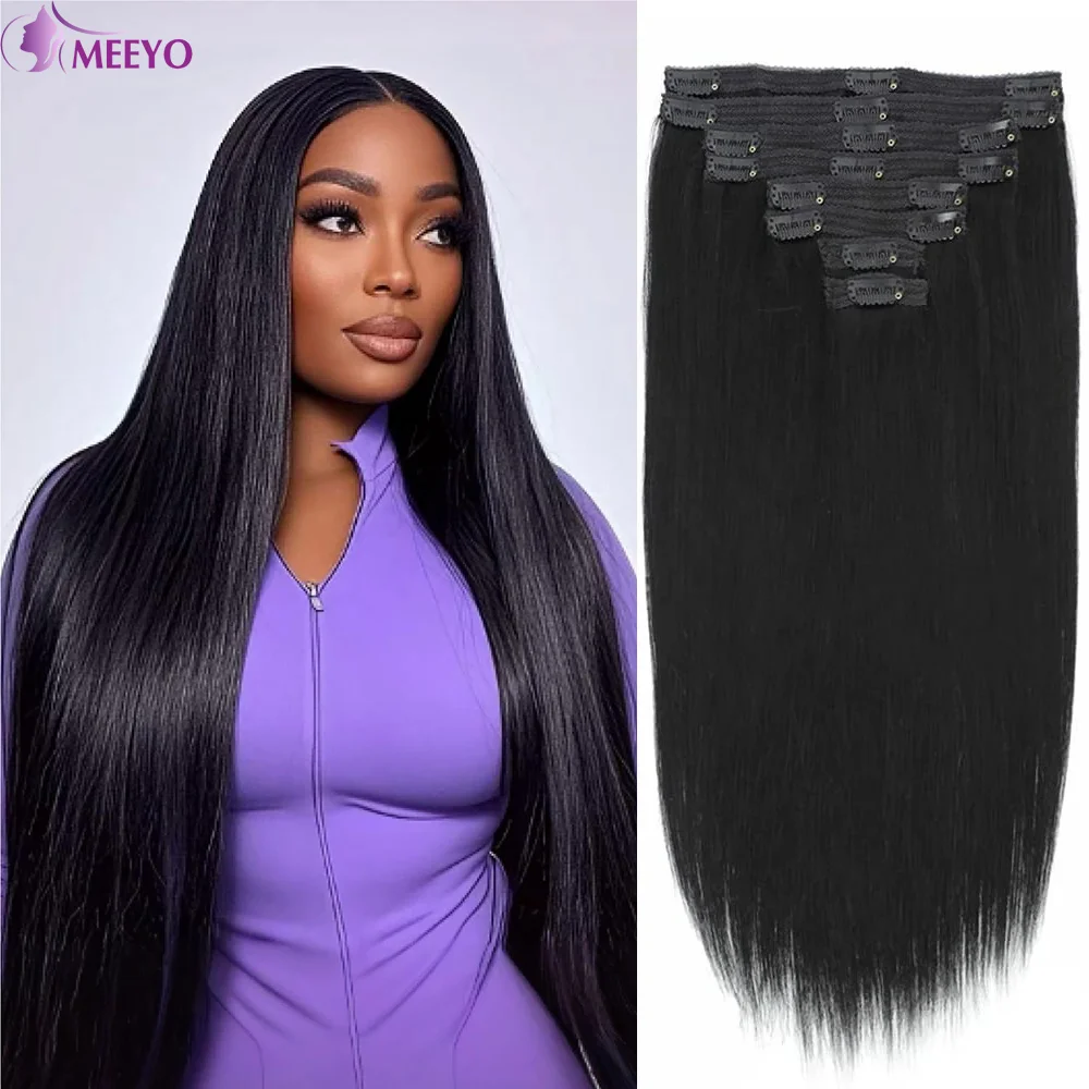 Straight Clip in Human Hair Extensions Brazilian Remy Human Hair Clip in Hair Extensions Full Head Natural Black Clip Ins Hair
Straight Clip in Human Hair Extensions Brazilian Remy Human Hair Clip in Hair Extensions Full Head Natural Black Clip Ins Hair