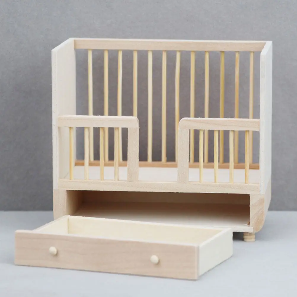 Tiny Wooden Miniature Bed for Dollhouse Mini House Furniture Decoration Prop Realistic Bedroom Scene Mini Furniture Ornament
Tiny Wooden Miniature Bed for Dollhouse Mini House Furniture Decoration Prop Realistic Bedroom Scene Mini Furniture Ornament