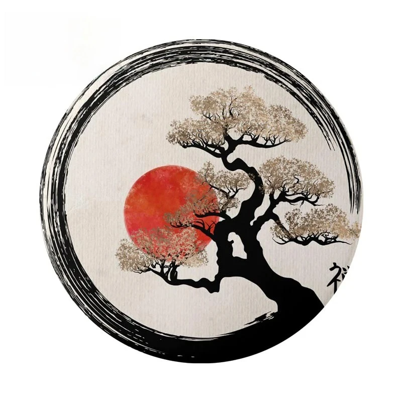 Enso Circle And Bonsai Tree Car Sticker Amusing Round Car Door Protector Decal Air Conditioner Accessories
Enso Circle And Bonsai Tree Car Sticker Amusing Round Car Door Protector Decal Air Conditioner Accessories