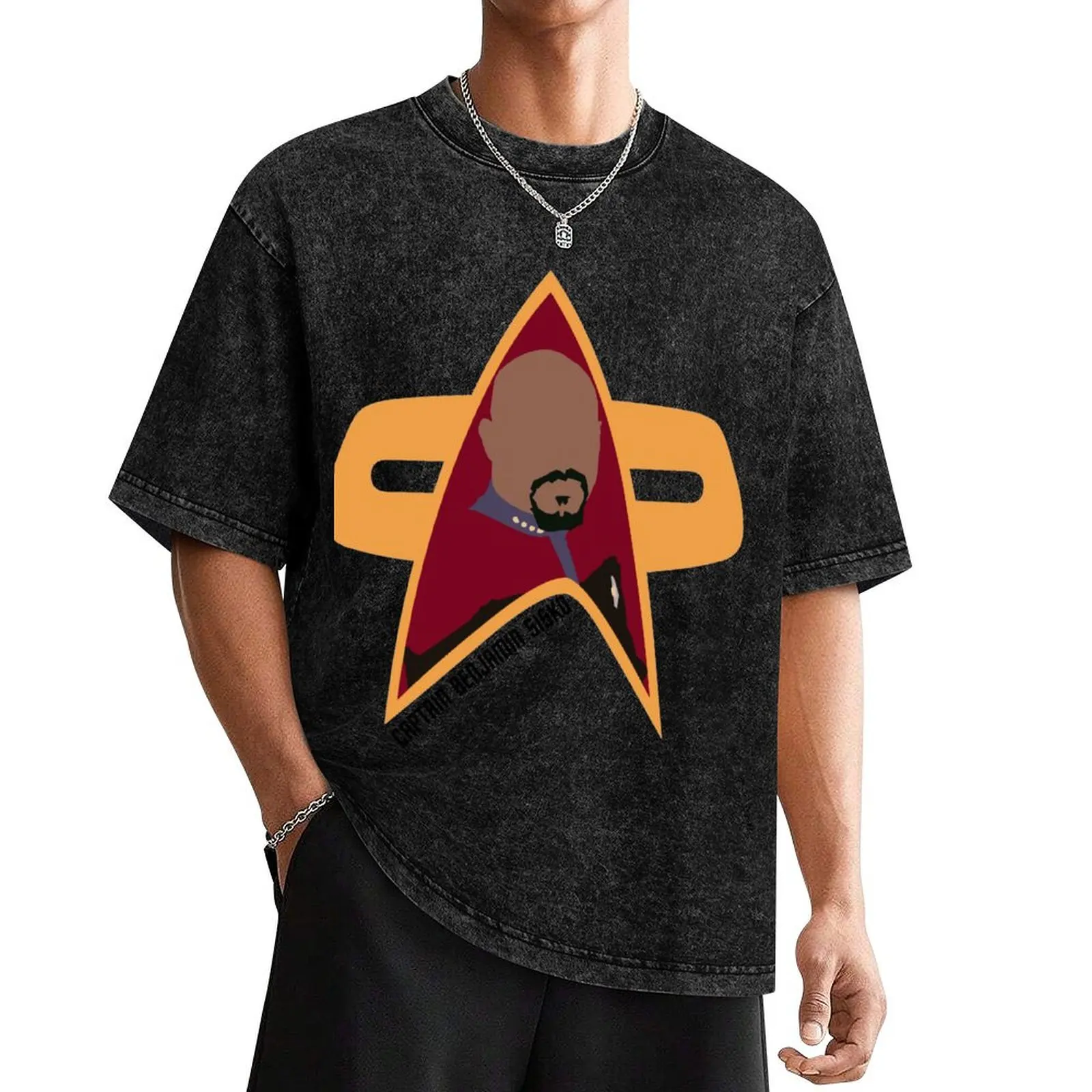 Captain Sisko - Star Trek, DS9 T-Shirt for a boy baggy shirts cotton graphic tees mens workout shirts
Captain Sisko - Star Trek, DS9 T-Shirt for a boy baggy shirts cotton graphic tees mens workout shirts