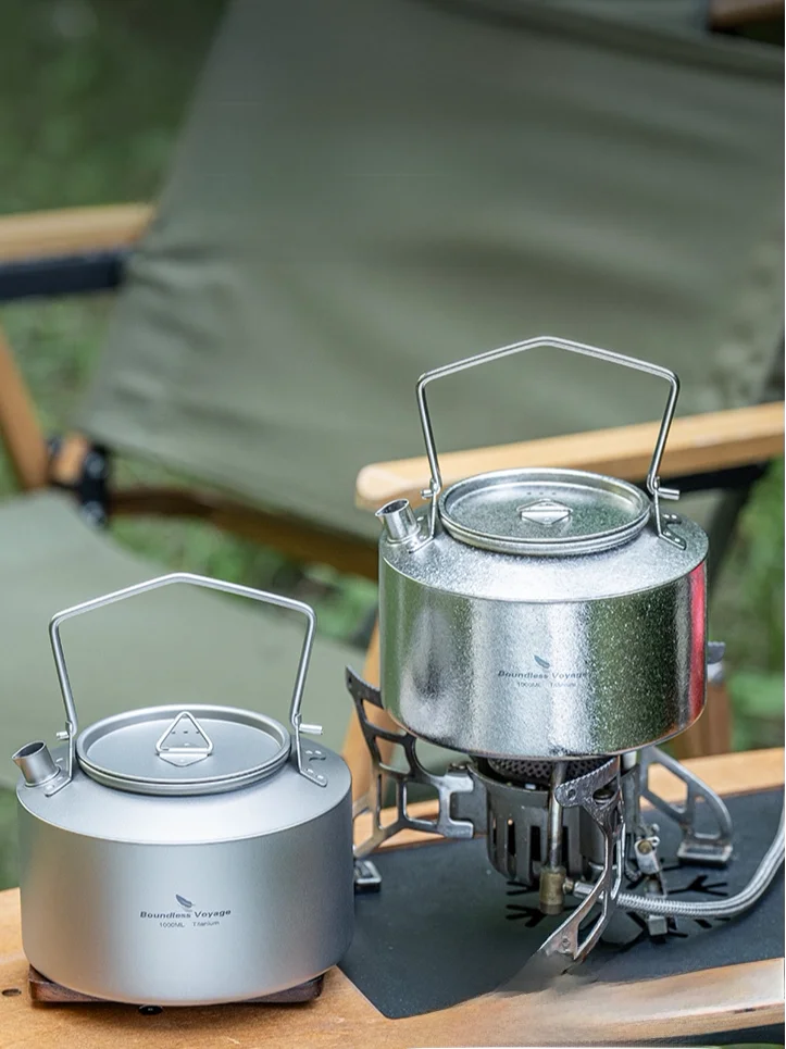 Portable Large Capacity Pure Titanium Outdoor Water Boiler 1000ml Camping Tea Pot Travel Single Pot Boiler Boundless
Portable Large Capacity Pure Titanium Outdoor Water Boiler 1000ml Camping Tea Pot Travel Single Pot Boiler Boundless