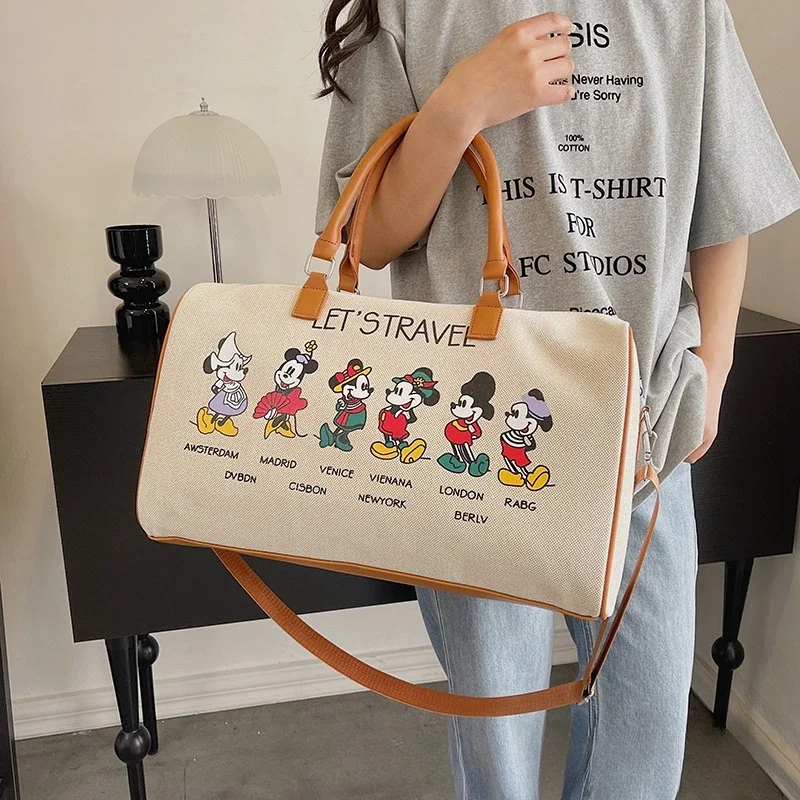 Disney's New Cartoon Mickey Lady Travel Handbag Large-capacity Multi-function Canvas Crossbody Bag Fashion Duffle Messenger Bag
Disney's New Cartoon Mickey Lady Travel Handbag Large-capacity Multi-function Canvas Crossbody Bag Fashion Duffle Messenger Bag