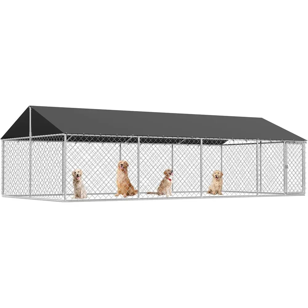 Heavy-Duty Outdoor Dog Enclosure with Secure Lock, 236x118 Mesh Cage for Large Pets
Heavy-Duty Outdoor Dog Enclosure with Secure Lock, 236x118 Mesh Cage for Large Pets