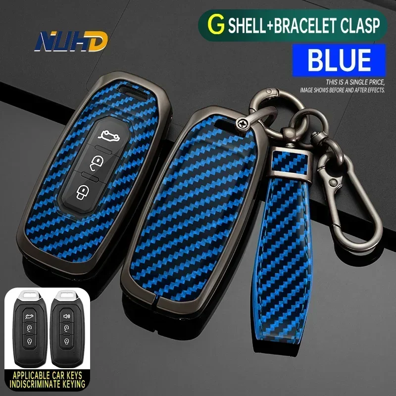 Carbon Fiber Car Key Case Keychain For Ford Territory EV Zinc Alloy Metal Shell Holder Fob Auto Key Cover Protector Accessories
Carbon Fiber Car Key Case Keychain For Ford Territory EV Zinc Alloy Metal Shell Holder Fob Auto Key Cover Protector Accessories