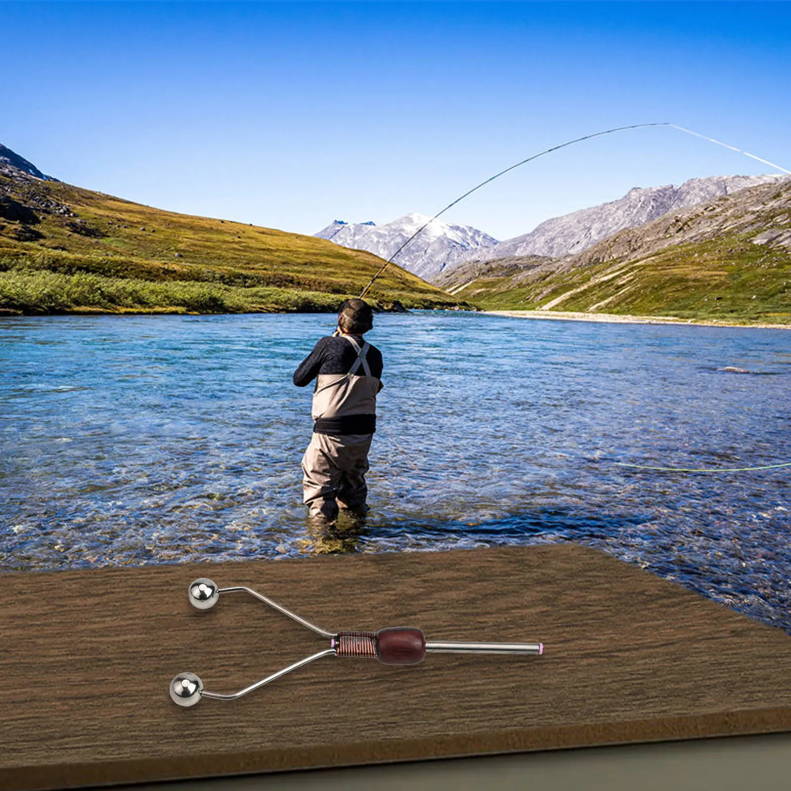 Spool Holder Fly Fishing Tool Portable Fishing Tool Fly Fishing Tying Tool Approx. 15*6*2cm For Fly Tying For Knot Tying
Spool Holder Fly Fishing Tool Portable Fishing Tool Fly Fishing Tying Tool Approx. 15*6*2cm For Fly Tying For Knot Tying