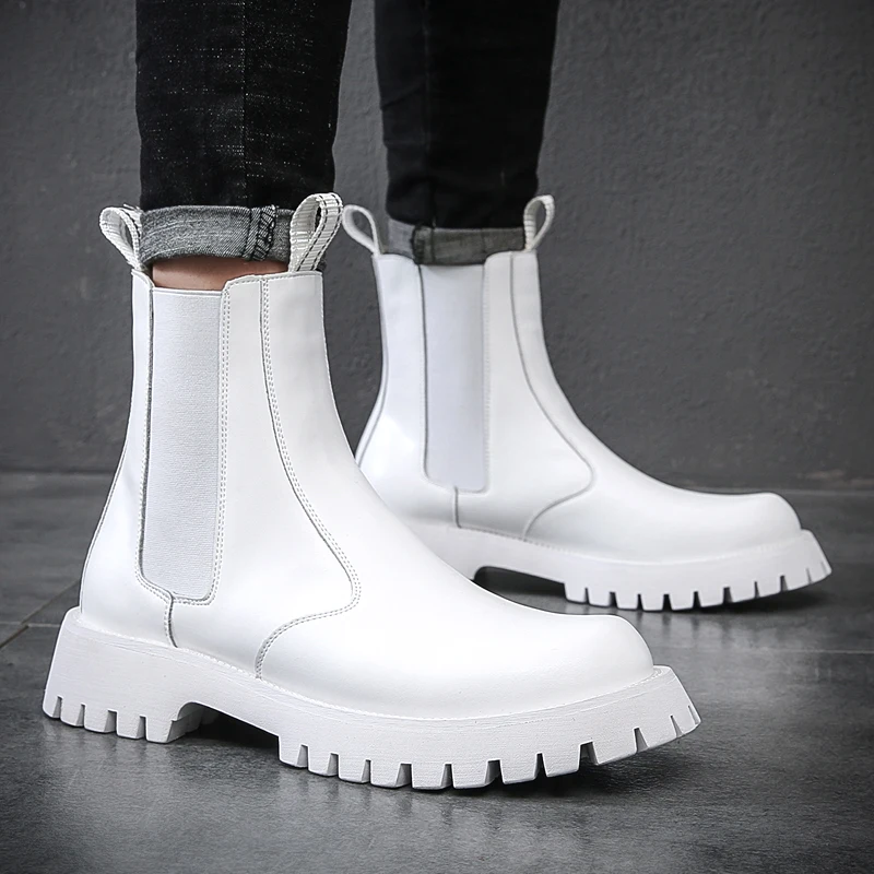 men luxury fashion high chelsea boots slip-on black white shoes cowboy original leather platform boot cool long motorcycle botas
men luxury fashion high chelsea boots slip-on black white shoes cowboy original leather platform boot cool long motorcycle botas