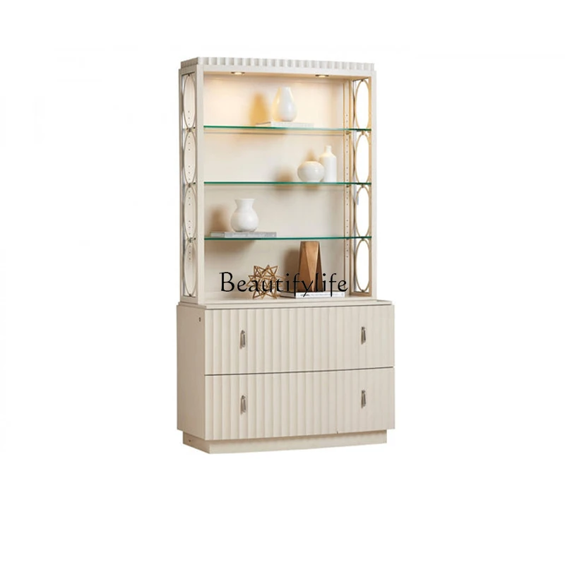 American Modern Simple Light Luxury Solid Wood Creative Design Bookcase Showcase Study Office
American Modern Simple Light Luxury Solid Wood Creative Design Bookcase Showcase Study Office