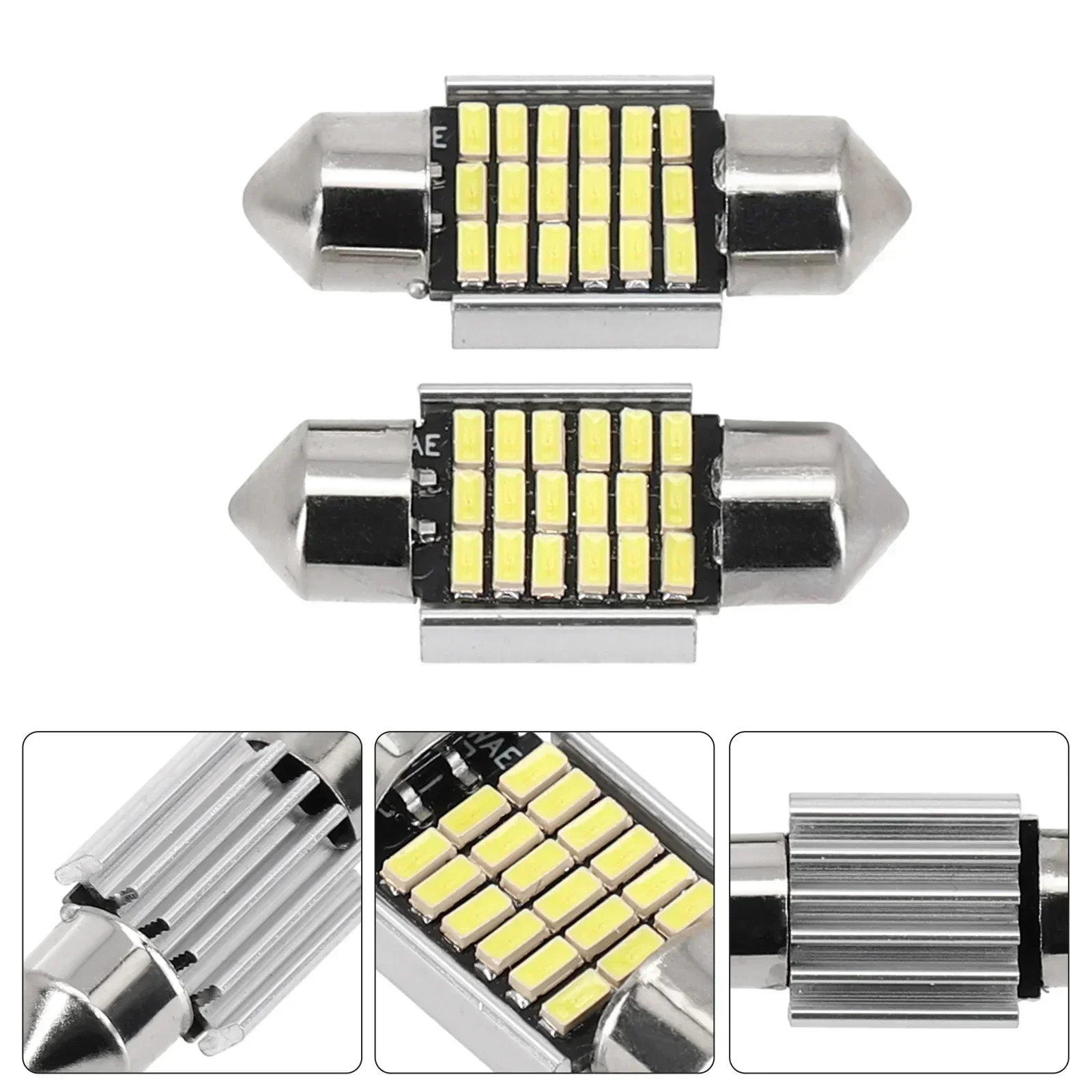 Upgrade Your Vehicle's Lighting System with Energy Efficient and Long Lasting LED Bulbs 2PCS 31MM Festoon Globes
Upgrade Your Vehicle's Lighting System with Energy Efficient and Long Lasting LED Bulbs 2PCS 31MM Festoon Globes