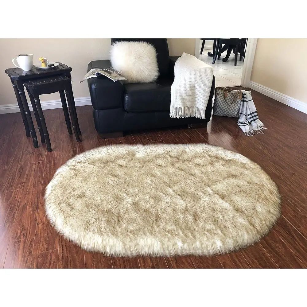 Hypoallergenic Silky Shag Rug, Plush Carpet for Bedroom, Living Room, Kids Rooms (4'x6', Brown)
Hypoallergenic Silky Shag Rug, Plush Carpet for Bedroom, Living Room, Kids Rooms (4'x6', Brown)