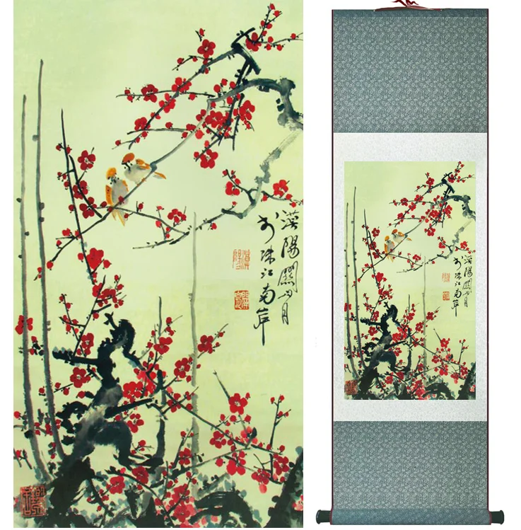 Traditional Birds and flower Painting Home Office Decoration Chinese scroll painting Spring Ink wash painting042406
Traditional Birds and flower Painting Home Office Decoration Chinese scroll painting Spring Ink wash painting042406