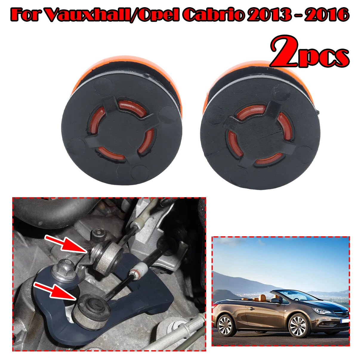2Kit Upgrade Manual Gear Shift Cable Linkage End Rod Bush Connector For Vauxhall/Opel Cabrio 2013 - 2016 Shifter lever Selector
2Kit Upgrade Manual Gear Shift Cable Linkage End Rod Bush Connector For Vauxhall/Opel Cabrio 2013 - 2016 Shifter lever Selector