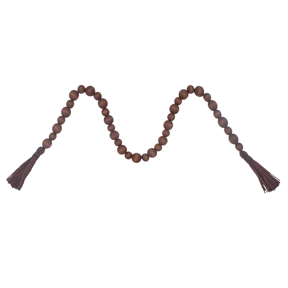 Console Twine Tassel Beads Vintage Decor Wooden Garland Coffee Rope Party DIY Beaded Pendant
Console Twine Tassel Beads Vintage Decor Wooden Garland Coffee Rope Party DIY Beaded Pendant