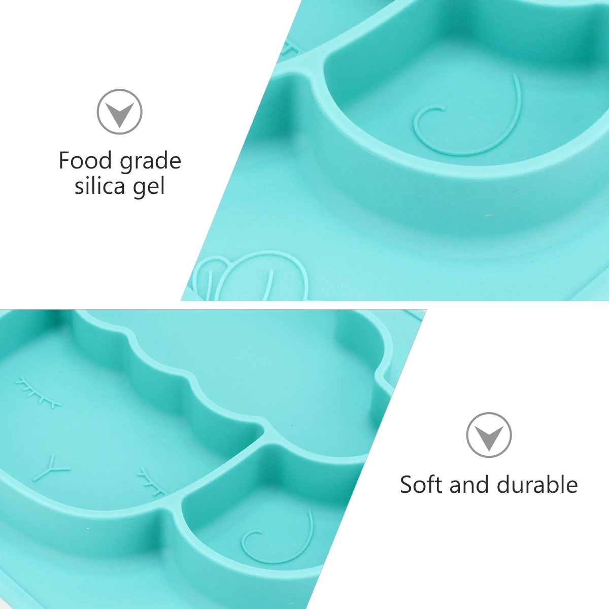 Anti-Slip Silicone Plate Kids Toddler Food Dishes With Suction Cup Heat Resistant Soft Elastic Microwave Safe Feeding
Anti-Slip Silicone Plate Kids Toddler Food Dishes With Suction Cup Heat Resistant Soft Elastic Microwave Safe Feeding