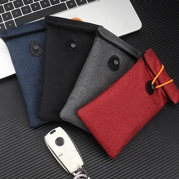 Canva Faraday 가방 RFID 휴대폰 신호 차폐 가방, 자동차 차폐 키 커버, 신호 차단, 누설 방지 RF 정보