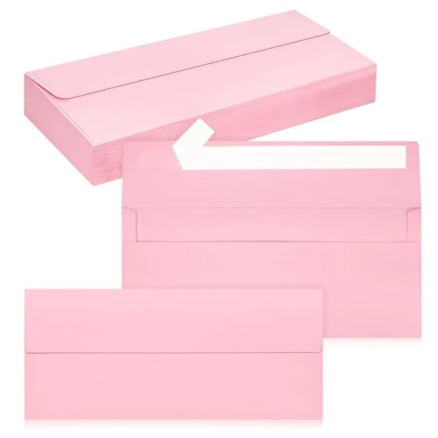 #10 Business Envelopes, Self Seal Standard Envelopes for Secure Business and Legal Mailing, Office, Checks, Letter, Invoices, 4
#10 Business Envelopes, Self Seal Standard Envelopes for Secure Business and Legal Mailing, Office, Checks, Letter, Invoices, 4
