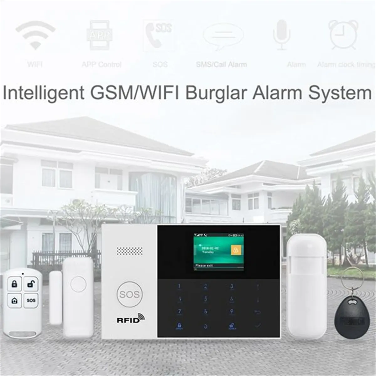 (ABDH) Домашняя система охранной сигнализации от взлома с датчиками WIFI, SIM, GSM, RFID для приложения IOS/Android, дистанционное управление, вилка стандарта США
(ABDH) Домашняя система охранной сигнализации от взлома с датчиками WIFI, SIM, GSM, RFID для приложения IOS/Android, дистанционное управление, вилка стандарта США