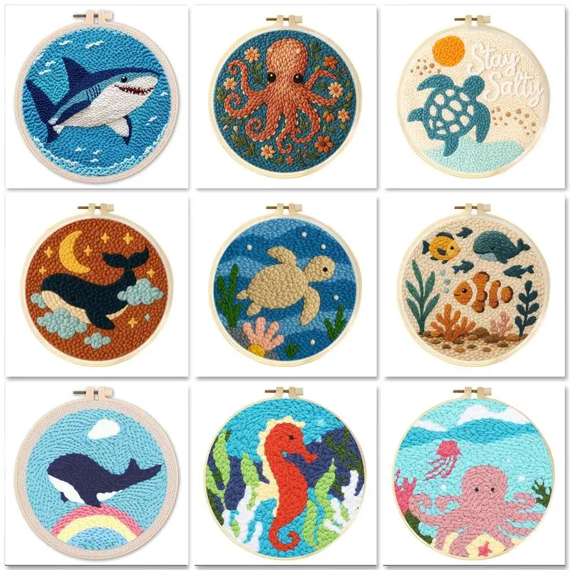 Punch Needle Embroidery Cartoon Cute Animals Package Diy Set Punch Needle Kit Sewing Diy Punch Needle Poke Embroidery Handmade
Punch Needle Embroidery Cartoon Cute Animals Package Diy Set Punch Needle Kit Sewing Diy Punch Needle Poke Embroidery Handmade