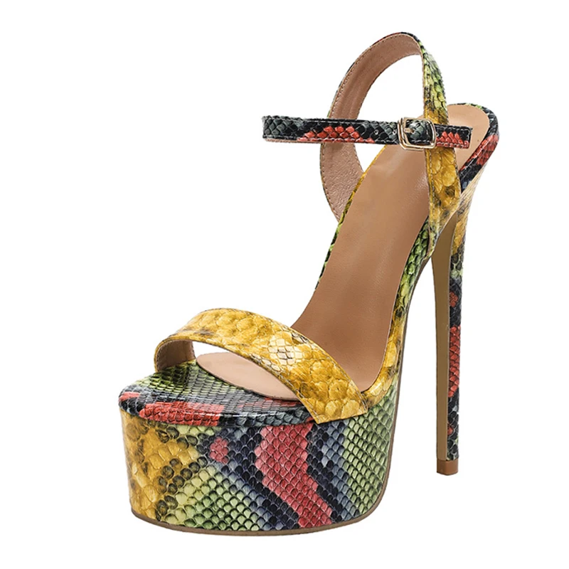 Liyke Women Sexy 16cm Fetish Sandals Open Toe Serpentine Platform High Heels Party Club Stripper Pole Dance Shoes Zapatos Mujer
Liyke Women Sexy 16cm Fetish Sandals Open Toe Serpentine Platform High Heels Party Club Stripper Pole Dance Shoes Zapatos Mujer